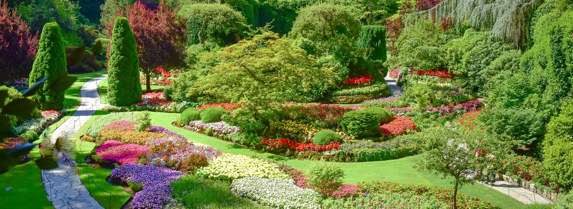 Visiter Les jardins Butchart - Canada