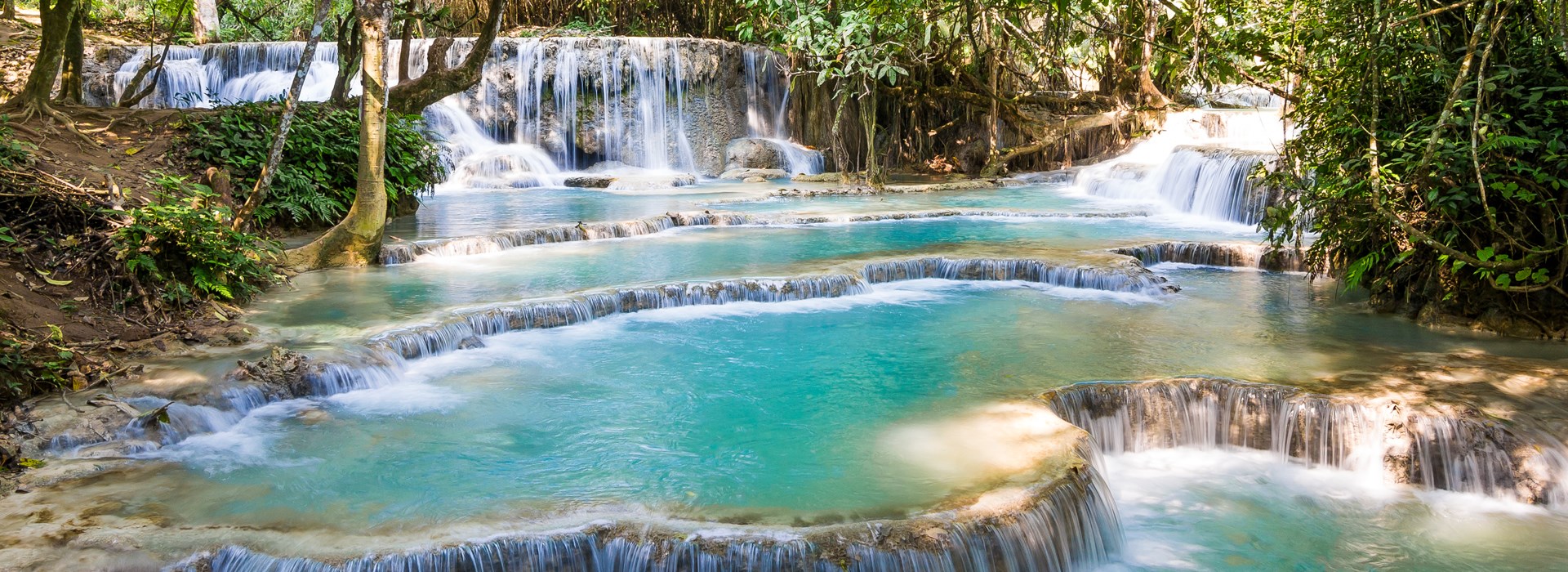 Visiter La cascade de Kuang si - Laos