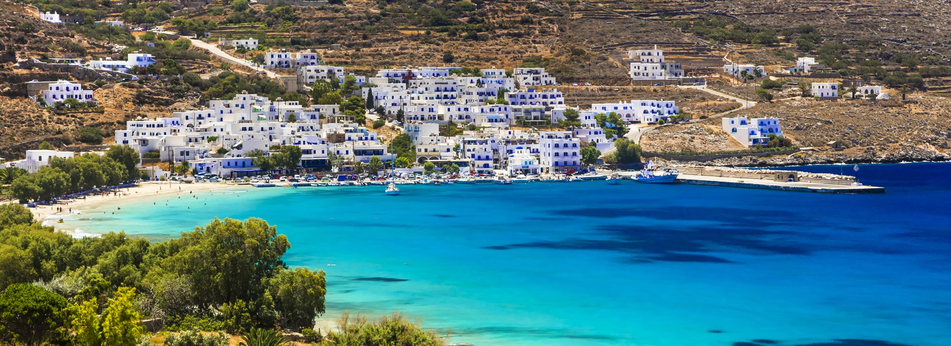 Visiter La Baie d'Aegiali - Grèce