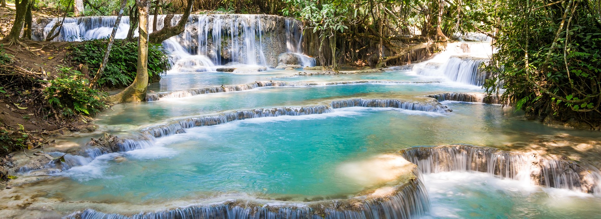 Visiter La cascade de Kuang Si (Laos) - Laos-Cambodge