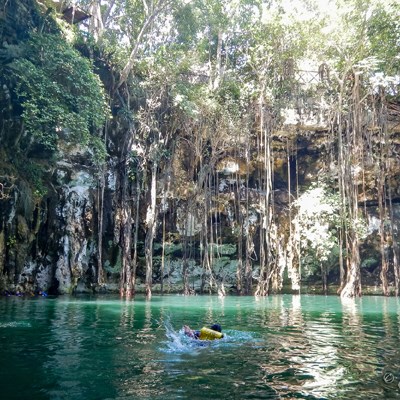 que faire au Mexique : visiter La Cenote de Yokdzonot