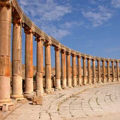 que faire en Jordanie : visiter Jerash