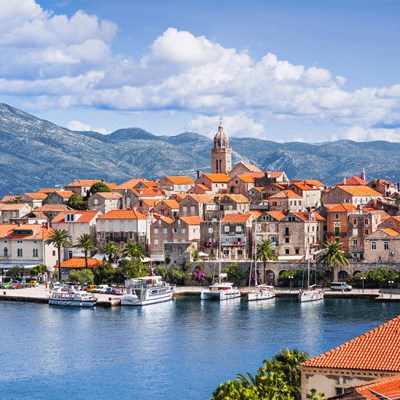 que faire en Croatie : visiter L'Ile de Korčula