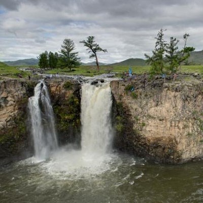 que faire en Mongolie : visiter Les Chutes de l'Orkhon