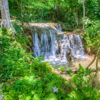 que faire en  République Dominicaine : visiter Les Chutes de Damajagua