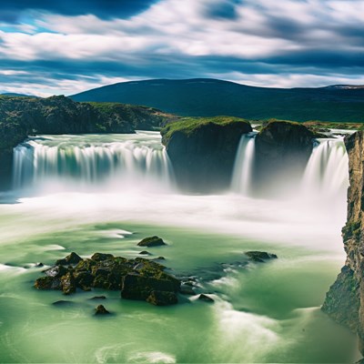 que faire en Islande : visiter Godafoss