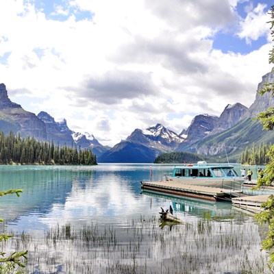 que faire au Canada : visiter Le Lac Maligne