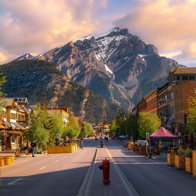 que faire au Canada : visiter Banff