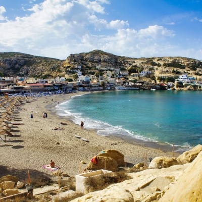 que faire en Crète : visiter Matala