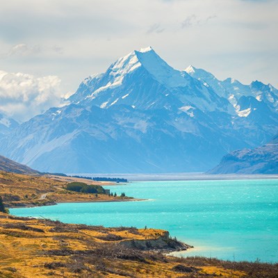 que faire en Nouvelle Zelande : visiter Le lac Pukaki