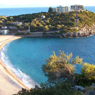 que faire en Albanie : visiter La plage de Kune