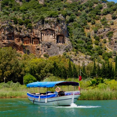 que faire en Turquie : visiter Les Tombes de Caunos