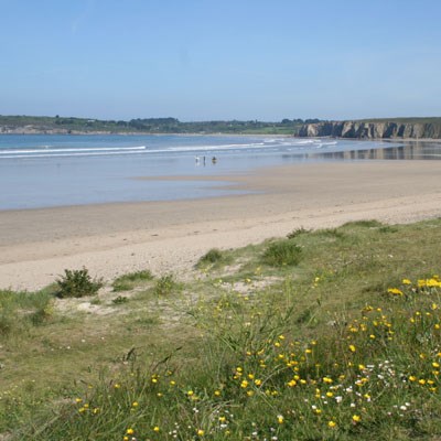 que faire en Bretagne : visiter La plage de Goulien