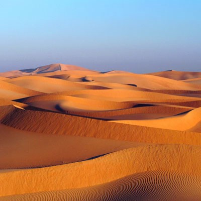 que faire en Oman : visiter Le désert des Wahiba Sands