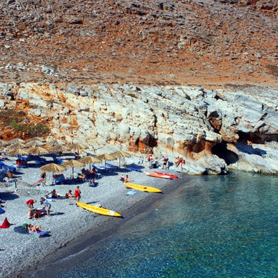 que faire en Crète : visiter La plage de Marmara