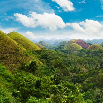 que faire aux Philippines : visiter Les collines de Chocolat