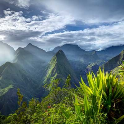 que faire à l' Ile de la Reunion : visiter Le cirque de Mafate