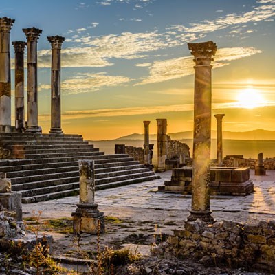 que faire au Maroc : visiter Volubilis