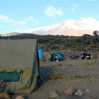 que faire en Tanzanie : visiter Le Campement de Barafu