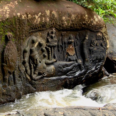 que faire au Cambodge : visiter Kbal Spean