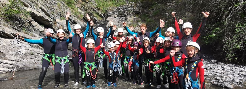 canyoning famille provence