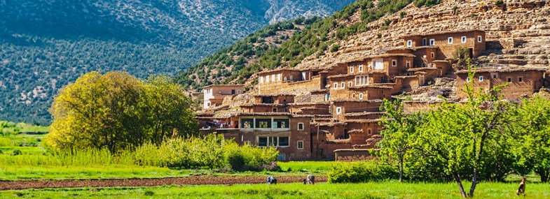 Circuit Maroc - Jour 6 : Refuge du Toubkal (3207 m) - Sommet Djebel Toubkal (4167 m) - Village d'Aremd