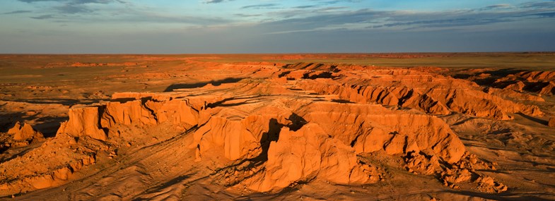 Circuit Mongolie - Jour 10 : Falaises de Bayanzag (désert de Gobi)