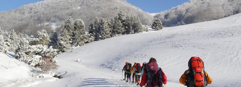 Raquettes vercors monoparentaux