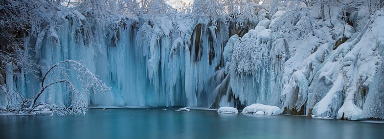 visiter parc Plitvice hiver