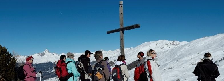 Croix de Curlet raquettes