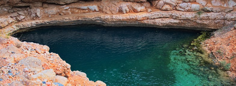 Circuit Oman - Jour 9 : Wadi Shab - Bimmah - Wadi al Arbeieen