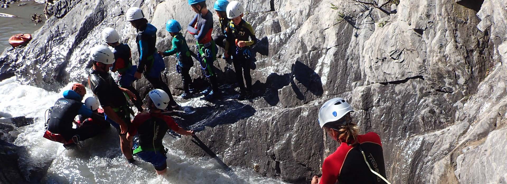 canyonig séjour alpes famille