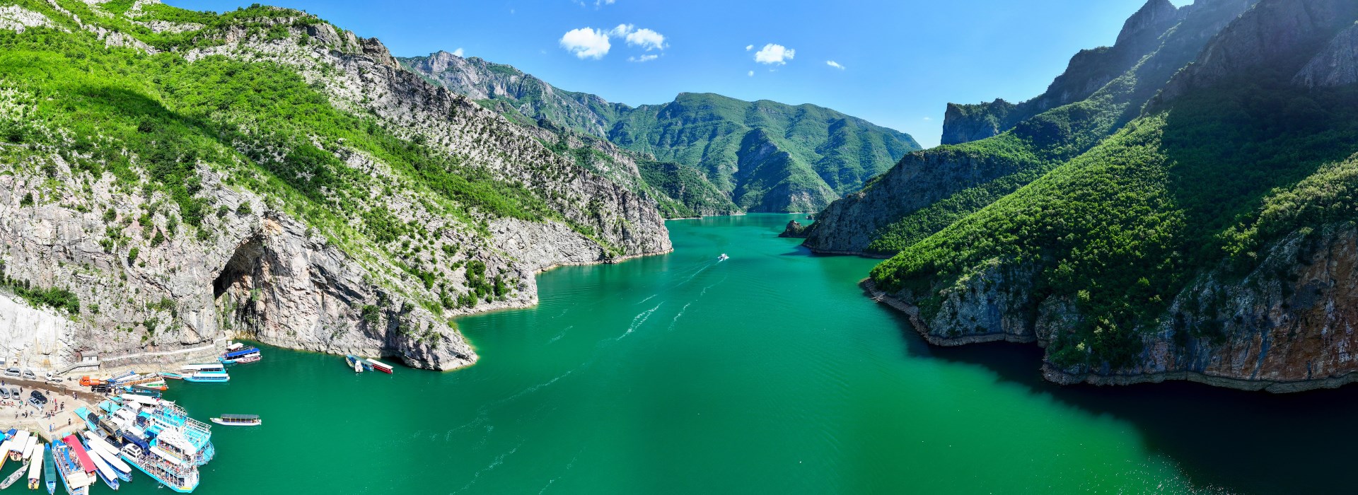 voyage lac koman albanie