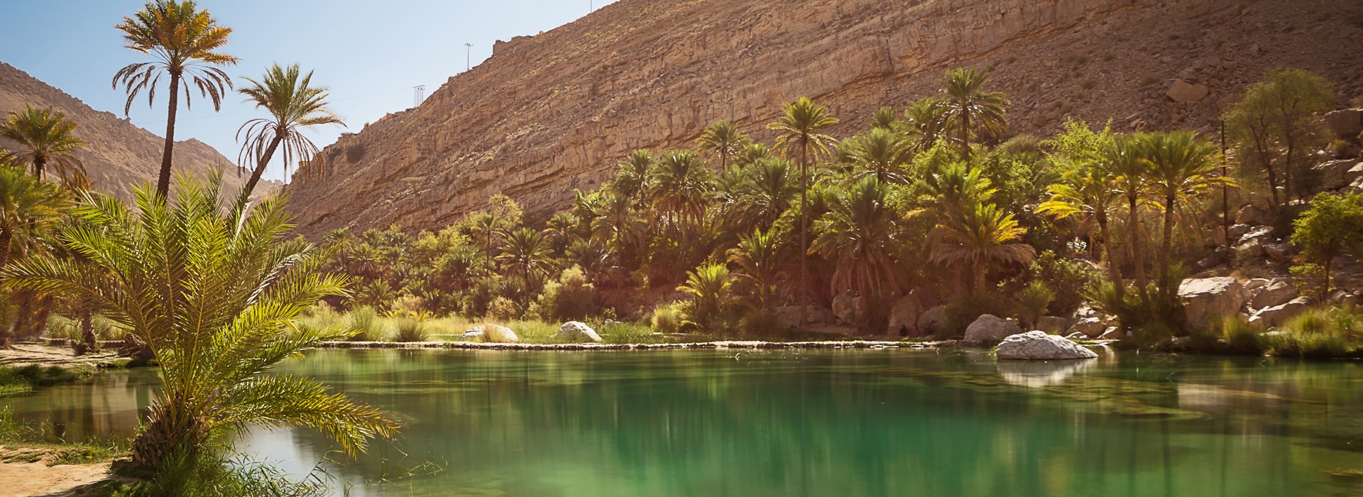 Circuit dans les Wadis Oman