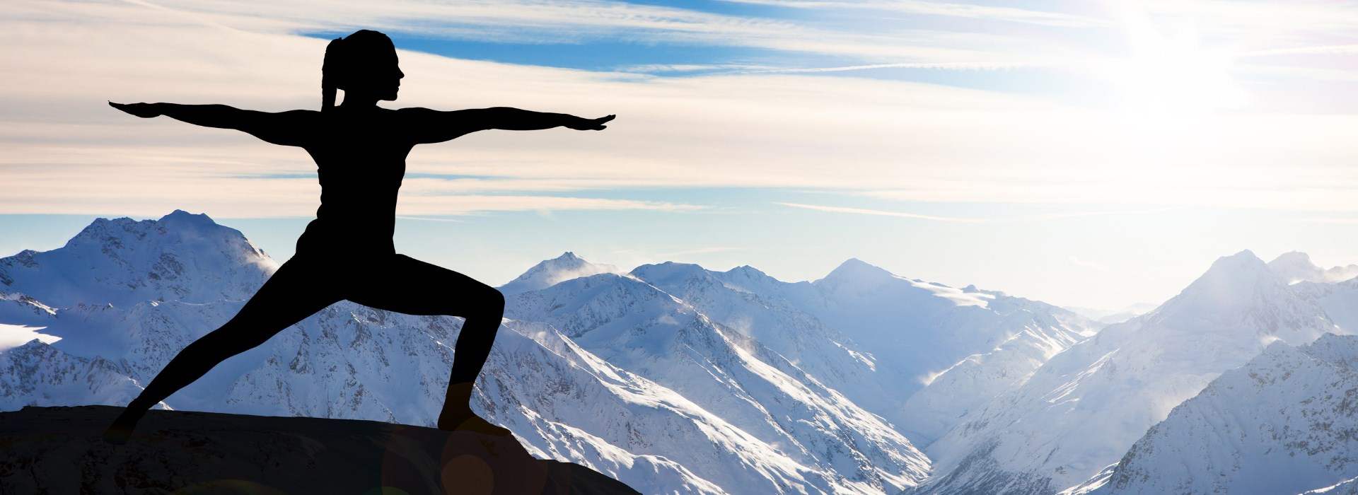 Parenthèse yoga à Courchevel entre solos