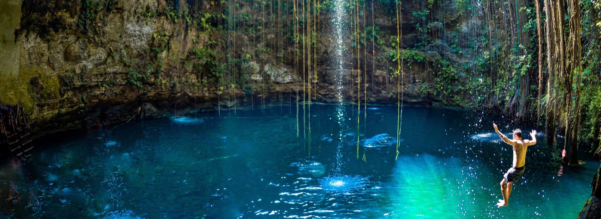 cenote mexique famille