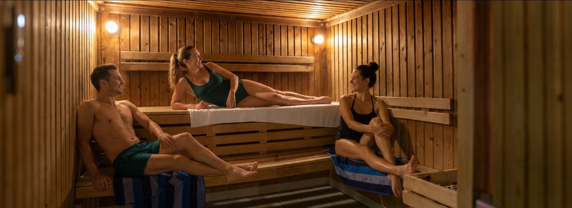 Sauna en famille